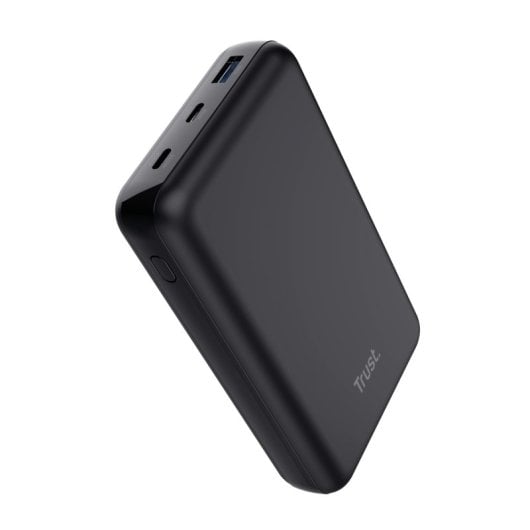 Trust Laro 100W externer Akku 2x USB-C 1x USB-A Schnellladung recycelter Kunststoff
