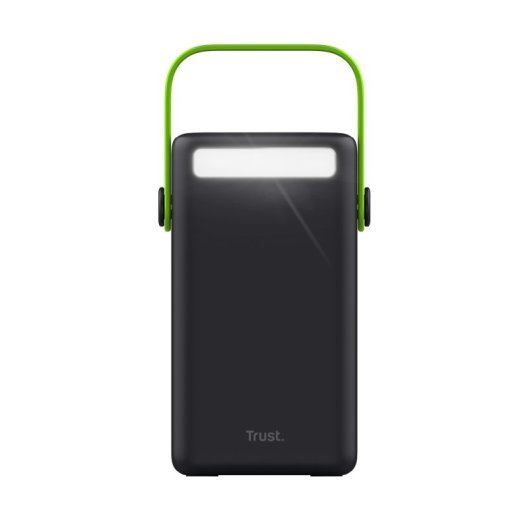 Batería externa Trust Redoh XXL 50000mAh PPS Quick Charge 4 salidas Linterna Negra/Verde