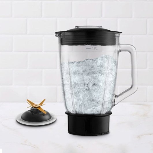 Frullatore Ufesa Moonstone 1500W, brocca in vetro da 1,5 l, 6 lame in titanio
