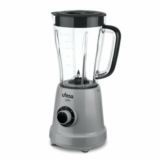 Frullatore Ufesa Jade 1,5L 500W con macinacaffè a 2 velocità, nero