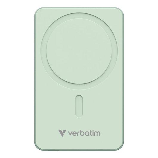 Power Bank Verbatim Charge ?n? Go Essentials 10000mAh Verde MagSafe QC 3.0 35W