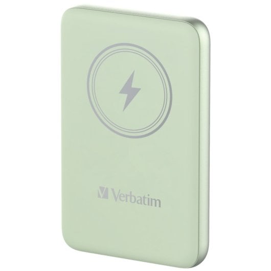 Batería externa Verbatim Charge ?n? Go 10000 mAh Verde Quick Charge 3.0 MagSafe Inalámbrica