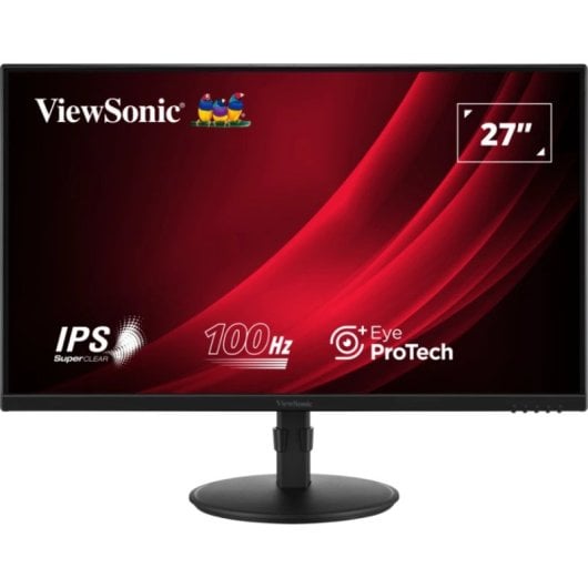 Moniteur Viewsonic 27″ 1080p 100 Hz IPS Réglage de la hauteur Sans scintillement HDMI DisplayPort