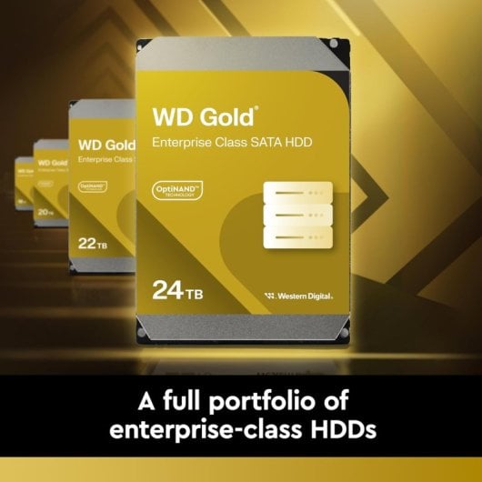Western Digital Gold 10 TB HDD 7200 rpm 267 MB/s NAS 3,5″ 512 MB SATA III + affidabilità avanzata