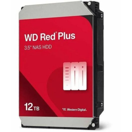 Disque Dur Western Digital Red Plus WD120EFGX 12TB HDD 7200rpm 260MB/s NAS