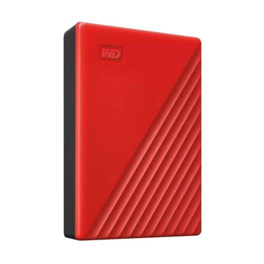 Western Digital 6TB HDD 2.5? USB 3.2 Gen 1 My Passport + Carcasa Plástico Rojo