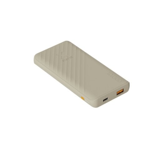 Power Bank Xtorm Go2 10000mAh FastCharge 15W USB-A/USB-C Beige Compacto Reciclado