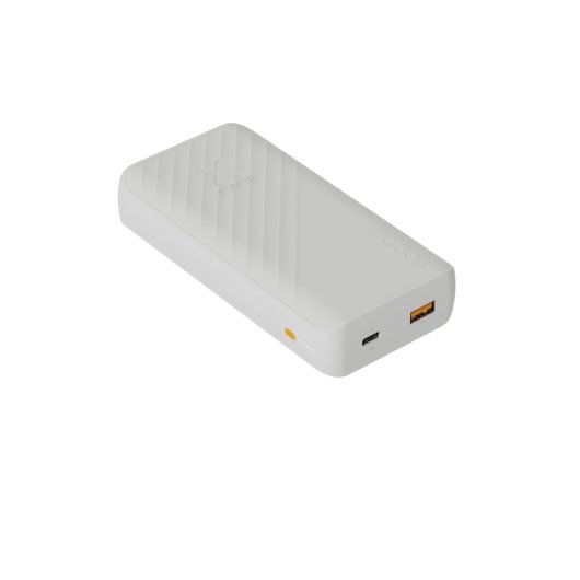 Powerbank Xtorm Go2 20000mAh FastCharge 15W Blanco ceniza Pass-through Dual USB