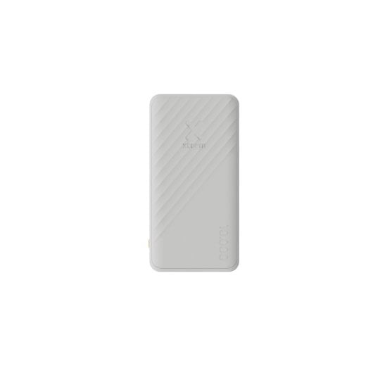 Power Bank Xtorm Go2 10000mAh FastCharge 15W Blanco ceniza Dual USB-A y USB-C