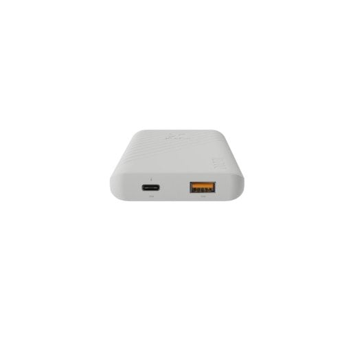 Power Bank Xtorm Go2 10000mAh FastCharge 15W Blanco ceniza Dual USB-A y USB-C