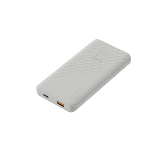 Power Bank Xtorm Go2 10000mAh FastCharge 15W Blanco ceniza Dual USB-A y USB-C