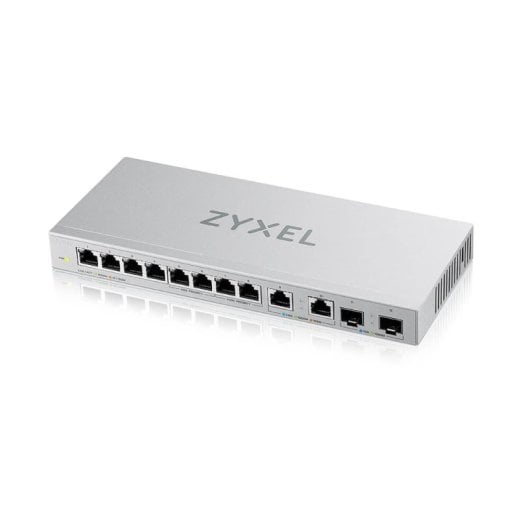 Switch Zyxel 8 Puertos Gigabit Ethernet 2 Puertos 2.5G 2 SFP+ No Gestionado QoS ACL Gris