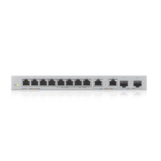 Switch Zyxel 8 Puertos Gigabit Ethernet 2 Puertos 2.5G 2 SFP+ No Gestionado QoS ACL Gris
