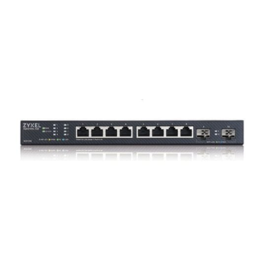 Commutateur Ethernet Zyxel XMG1915-10E 8x 2,5G, 2x SFP+, 80 Gbit/s, L2, VLAN, QoS, rack