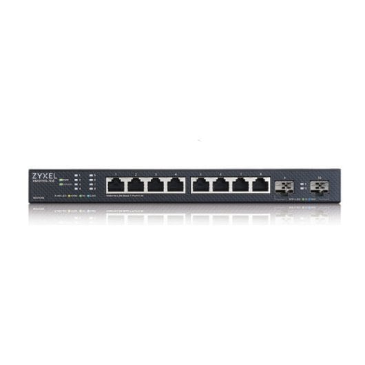 Commutateur Ethernet Zyxel XMG1915-10E 8x 2,5G, 2x SFP+, 80 Gbit/s, L2, VLAN, QoS, rack