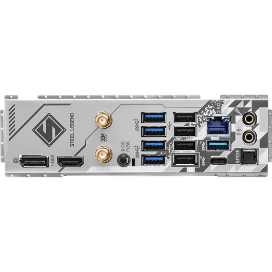 Placa mãe Asrock B650 ATX AM5 Steel Legend WiFi 6E DDR5 192 GB M.2 RAID RGB