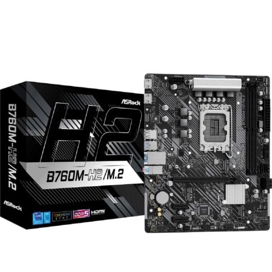 Carte mère Asrock B760M-H2/M.2 Intel B760 LGA 1700 Micro ATX DDR5 M.2 USB 3.2 Gen2
