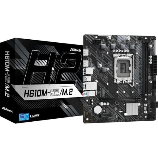 Carte mère Asrock H610 Intel H610 LGA 1700 Micro ATX H610M-H2/M.2 DDR4 M.2 PCIe