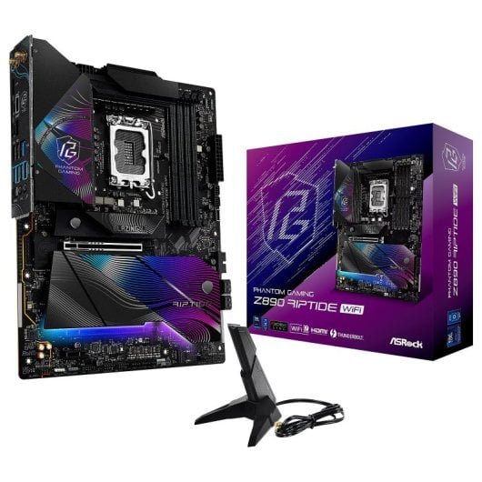 Carte mère ASROCK Z890 ATX LGA1851 RIPTIDE WIFI DDR5 PCIe 5.0 USB 4.0