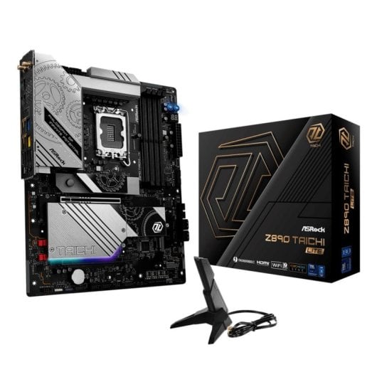 Asrock Z890 Taichi Lite Motherboard ATX LGA1851, DDR5, M.2 PCIe 5.0, Wi-Fi 7, Thunderbolt 4