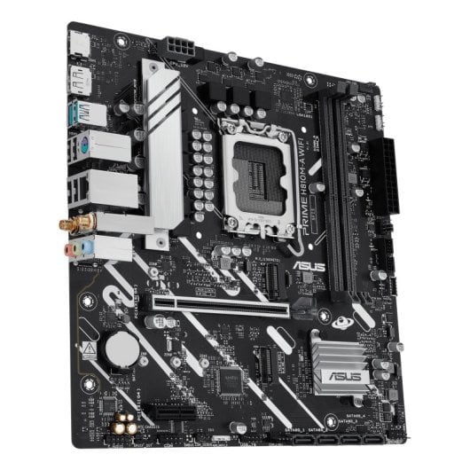 Placa Base ASUS Intel H810 LGA 1851 Micro ATX PRIME H810M-A WIFI DDR5 M.2 PCIe 4.0 Wi-Fi 6 Bluetooth 5.3