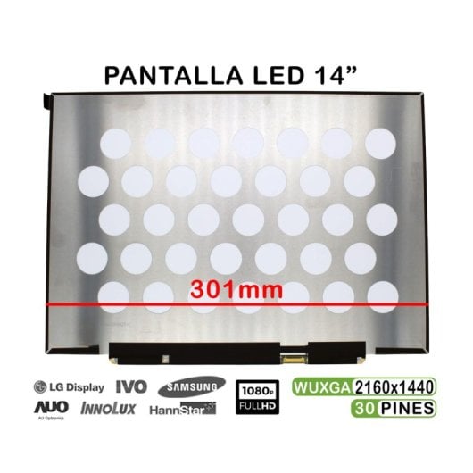 14-Zoll-LED-Bildschirm für Laptop TV140wtm-nh0 2160 x 1440 30 Pins