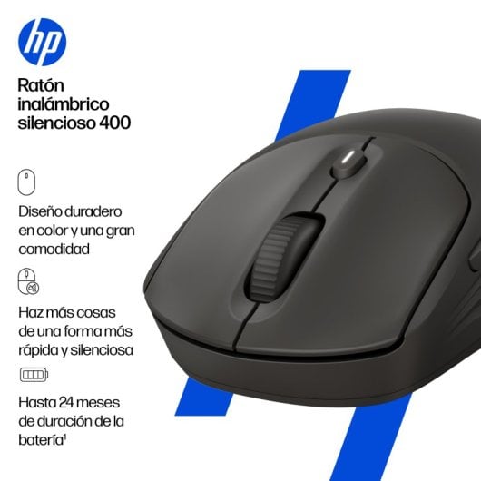 HP Wireless Silent Mouse 24 Monate Batterielebensdauer Beidhändiges, weiches Silikon