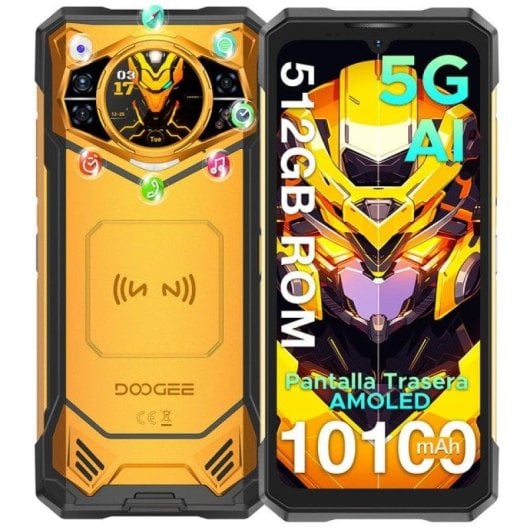 Doogee S200X 5G 12GB 512GB 6.72" Ultra resistente Negro