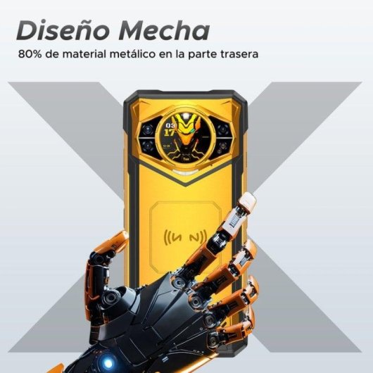 Doogee S200X 5G 12GB 512GB 6.72" Ultra resistente Negro