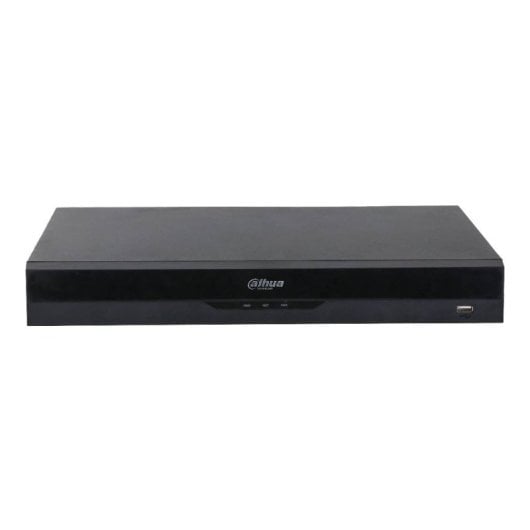 Gravador NVR Dahua DHI-NVR5232-EI de 32 canais, 2 HDD H. 265+, saídas HDMI e VGA, 1U, preto