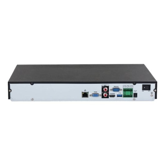 Gravador NVR Dahua DHI-NVR5232-EI de 32 canais, 2 HDD H. 265+, saídas HDMI e VGA, 1U, preto