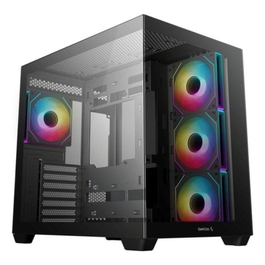 PC Gehäuse DeepCool CG530 4F Midi Tower ATX Glas 4x 120mm Lüfter RGB