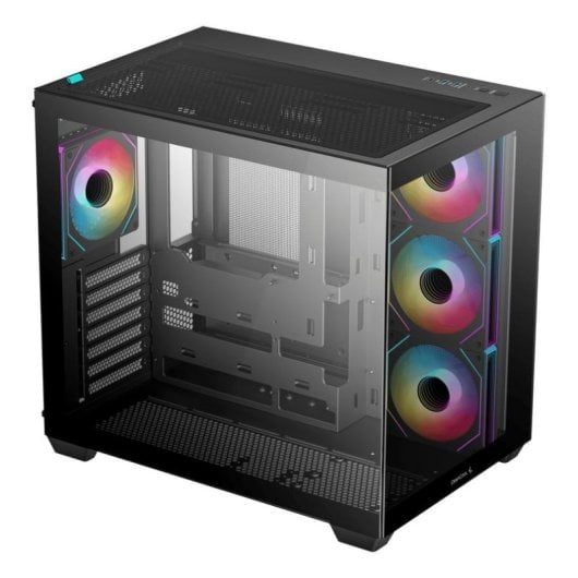 PC Gehäuse DeepCool CG530 4F Midi Tower ATX Glas 4x 120mm Lüfter RGB