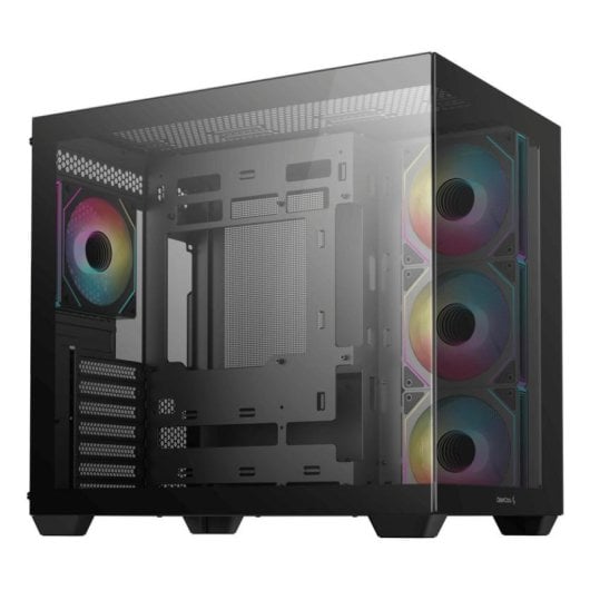 PC Gehäuse DeepCool CG530 4F Midi Tower ATX Glas 4x 120mm Lüfter RGB