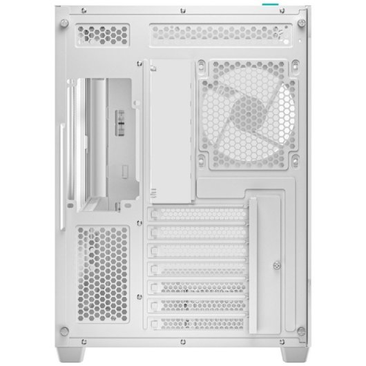 Torre DeepCool CG530 4F WH bianca con 3 ventole da 120 mm e case ATX in vetro temperato