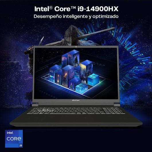 PcCom Revolt 4060 Intel Core i9-14900HX/32 GB/SSD de 1 TB/RTX 4060/16" Super-Homem