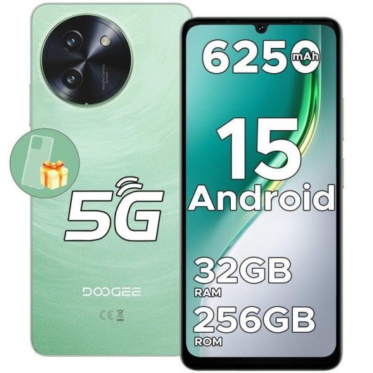 Doogee Note 59 Pro 5G 8GB 256GB Negro 6,75" Pantalla IPS