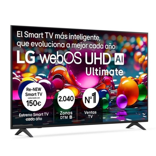 TV LG LED 65UA75006LA 65" 4K UltraHD 60Hz Smart TV WebOS HDR10 HLG HDMI 2.1