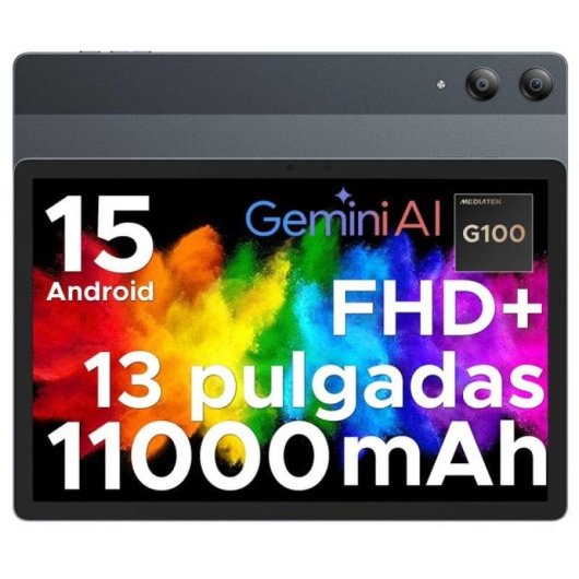 Tablet Doogee Tab E3 Pro WiFi + 4G 13" 32GB 256GB Negro/Gris/Dorado