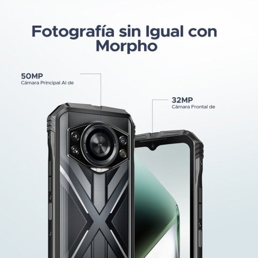 Doogee S Cyber Pro 32 GB de RAM, 512 GB de ROM, bateria de 10.800 mAh, Helio G100, IP69K, 6,6″, FHD+, 120 Hz