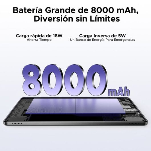 Tablet Doogee Tab G6+ 11″ 256GB 4G com teclado e rato