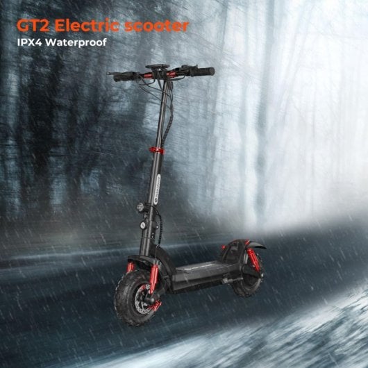 Patinete eléctrico isinwheel 45km/h 45km de autonomía 800W 11? offroad suspensión cuádruple luces LED