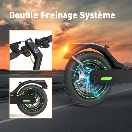 Patinete eléctrico isinwheel 25km/h 28km de autonomía 350W con neumáticos 8,5? y control APP
