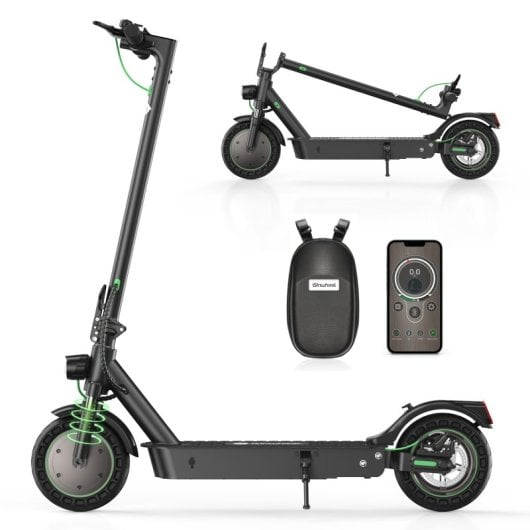 Isinwheel 25km/h 35km de alcance 500W scooter elétrica dobrável com travões EABS e aplicação