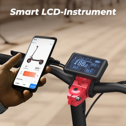 Patinete eléctrico isinwheel 20km/h 100km de autonomía 1200W todoterreno con amortiguadores LED