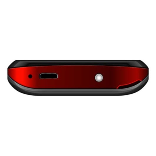 Teléfono Maxcom MM428 Dual SIM 2G Pantalla 1,8? microSD Linterna Negro/Rojo