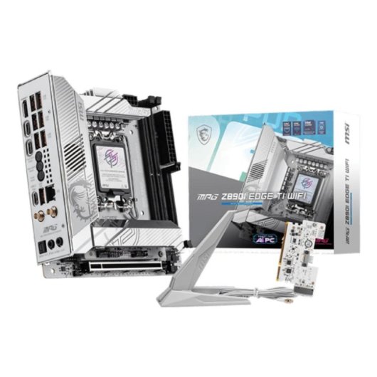 Placa Base MSI Z890 LGA1851 Mini-ITX MPG Z890I EDGE TI WIFI 7 PCIe 5.0 WiFi USB 3.2