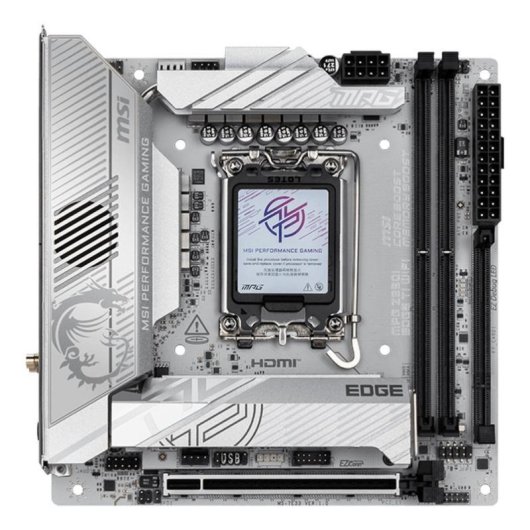 Placa Base MSI Z890 LGA1851 Mini-ITX MPG Z890I EDGE TI WIFI 7 PCIe 5.0 WiFi USB 3.2