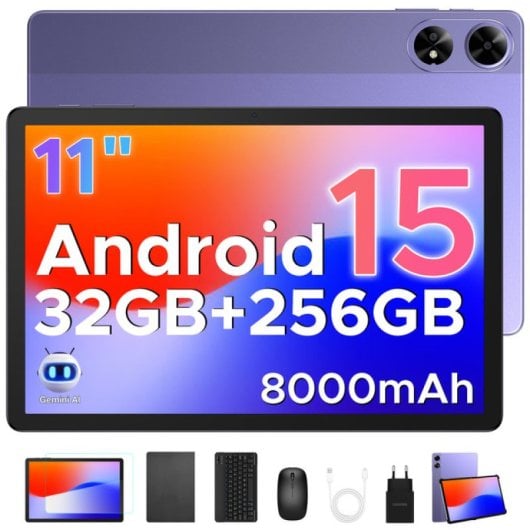 Tablette Doogee Tab G6+ 11 pouces 128 Go Wi-Fi avec clavier et souris
