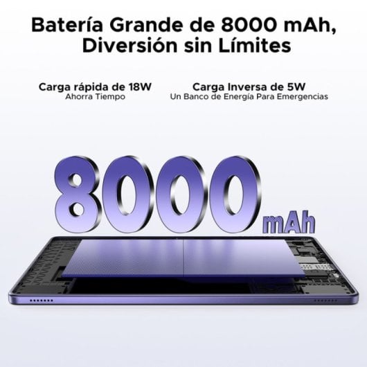 Tablette Doogee Tab G6+ 11 pouces 128 Go Wi-Fi avec clavier et souris